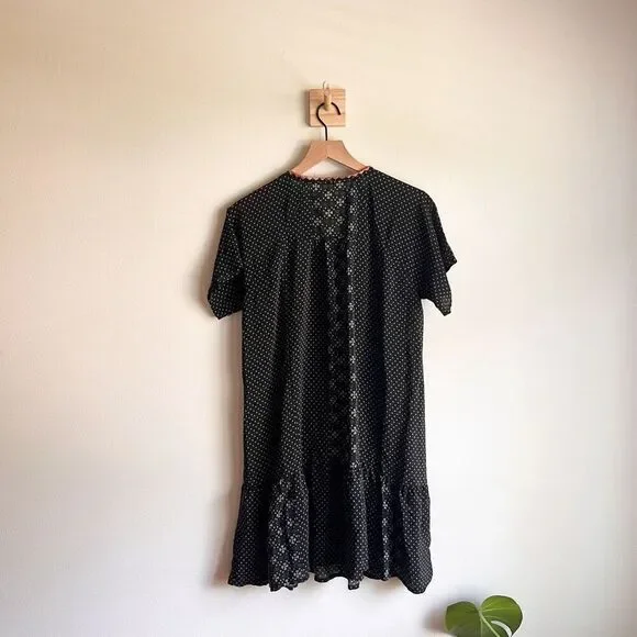 Johnny Was Biya Zoe 100% Silk Embroidered Dress Size XS